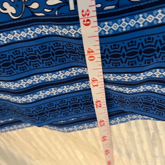 Coolibar Blue and White Midi Dress - Sun Protection UPF 50+ - Picture 8 of 10